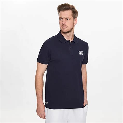 O Polo Nam Lacoste Regular Fit Branded Stretch Ph M U Xanh