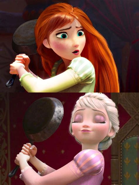 Anna and Elsa ~Rapunzel Style : (I think anna looks better than elsa)