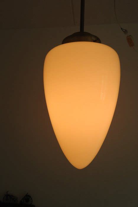 Hanglamp Gispen Art Deco Glas Koper Catawiki