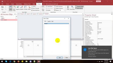 How To Use Sql In Microsoft Access 2019 Youtube