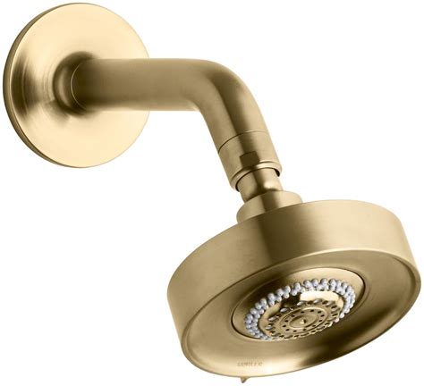 Kohler K 14425 Bgd Purist Multifunction Showerhead Arm And Flange Vibrant Moderne Brushed Gold