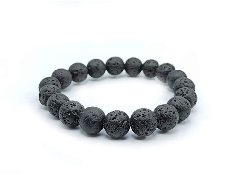 Lava Beads Stone Bracelet For Strength Positivity Harmony Reiki Healing