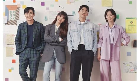 Suzy Nam Joo Hyuk Kim Seon Ho And Kang Han Na Pose For New “start Up” Official Poster