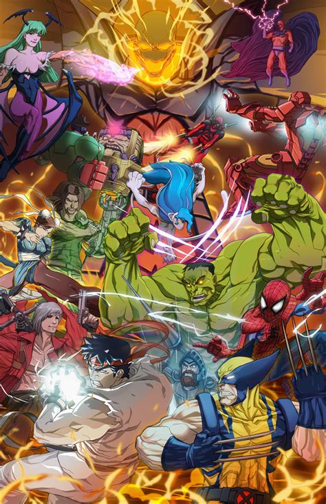 Marvel Vs Capcom Europe Fan Art Contest Italy Winner