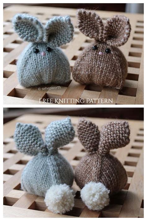 Knit Tumbling Bunnies Toy Free Knitting Patterns Knitted Dolls Free