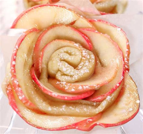 Baked Apple Roses Love Food Feed