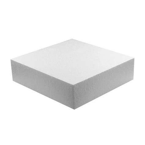 Base Isopor Quadrada 200mmx200mm Styroform Papelaria Criativa