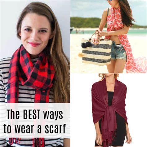 Different ways to wear a scarf - cute ways to wear a scarf