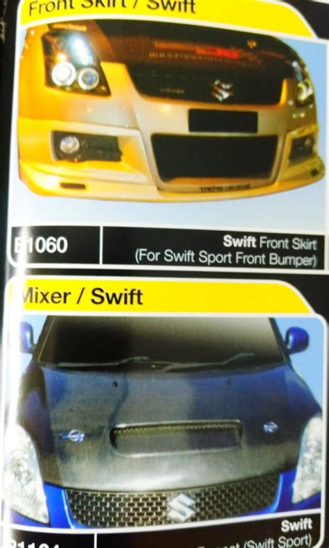 Suzuki Swift Sport Bodykit Bonnet Fiber Auto Accessories On Carousell