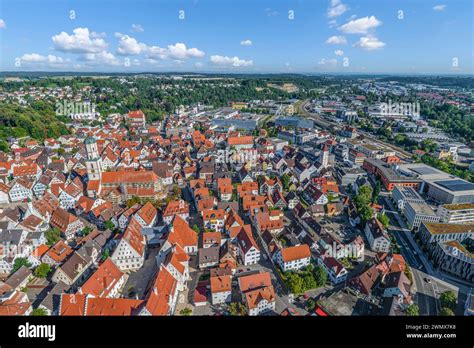 The University Town Of Biberach An Der Riß In The Swabian Region Of