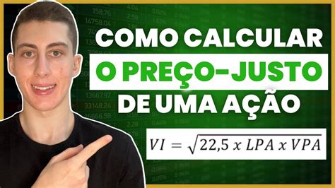 A F Rmula Secreta Para Calcular O Pre O Justo De Uma A O M Todo Na