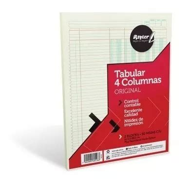 Block Concepto Columnas Tama O Carta C Hojas Mercadolibre