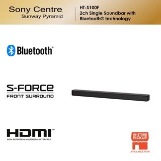 Sony Ht S F Ch Single Sound Bar With Bluetooth Technology S F