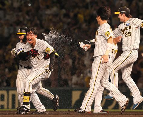 【阪神】森下翔太が同点弾＆サヨナラ犠飛で劇勝主役「ヒット打ちたかったけど、勝てたこと一番」 プロ野球写真ニュース 日刊スポーツ