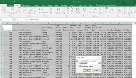 Excel Creating A Table Ptr