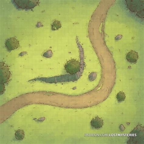 Grassland Trail [40x40] Dungeonsanddragons Fantasy Map Dnd World Map Fantasy World Map