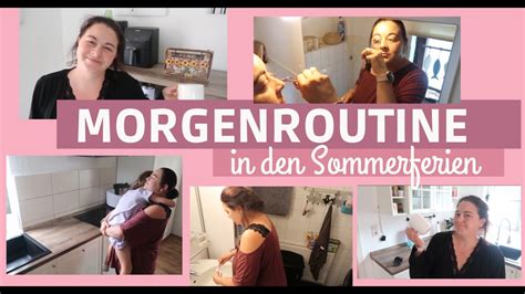 MORGENROUTINE IN DEN SOMMERFERIEN Fräulein Jasmin YouTube