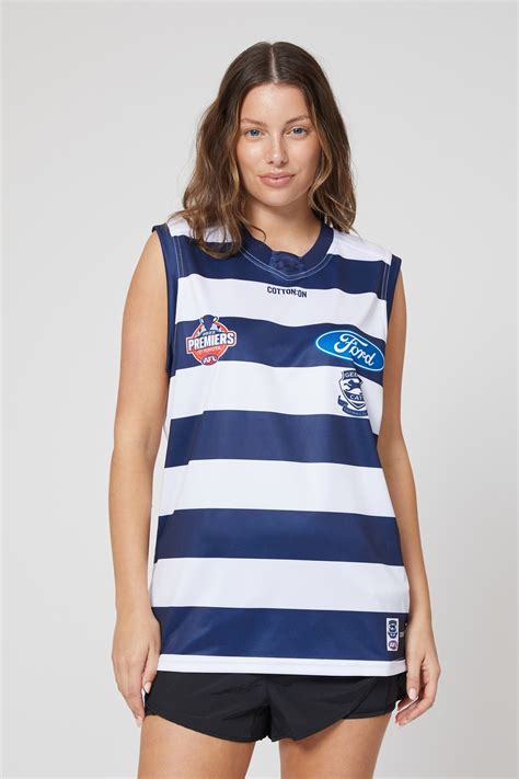 Geelong Cats Afl Cotton On 2022 Mens Premiership Guernsey