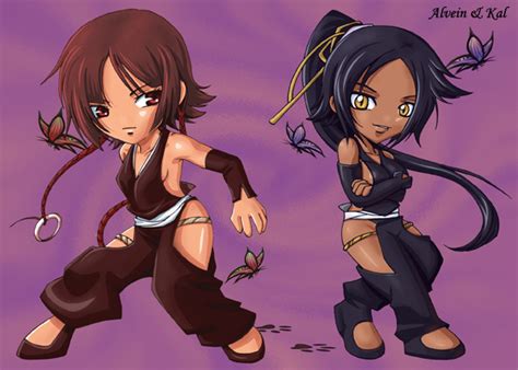 Bleach Soi Fong And Yoruichi By Kalahan On Deviantart