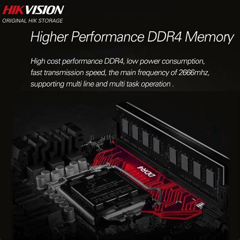 HIKVISION Laptop Ram DDR4 4GB 2666MHz 1 2V CL19 288pin Laptop Memory