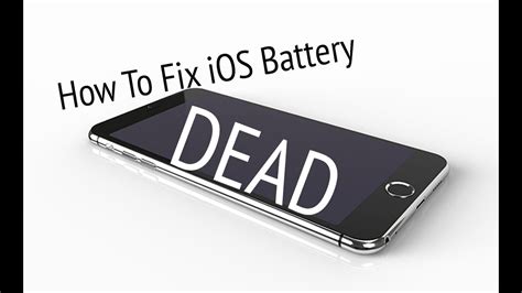 How To Fix Ios Battery Problems On Any Iphone Ipad Youtube