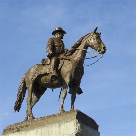 Equestrian statue of Ulysses S. Grant in IL Chicago US