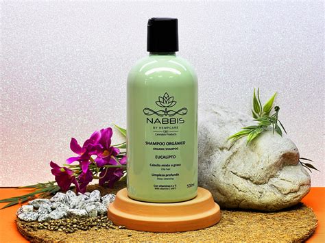 Shampoo Org Nico Con Eucalipto Cbd Y Aceite De Babas Cabello Mixto