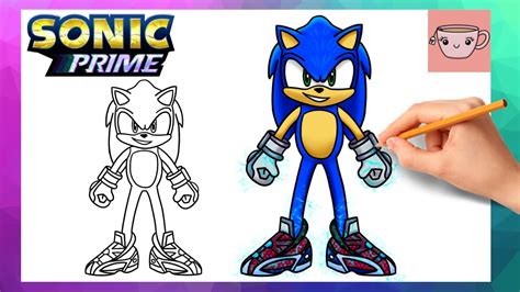 C Mo Dibujar A Sonic De Sonic Prime En Netflix F Cil Tutorial De