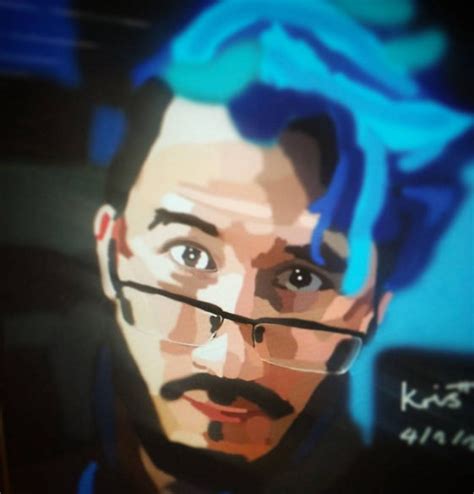 Markiplier Blue Hair Fan Art By Krisdafilmlover On Deviantart