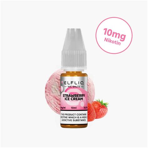 Elf Bar Elfliq Strawberry Ice Cream Nikotinsalz Liquid 20mg