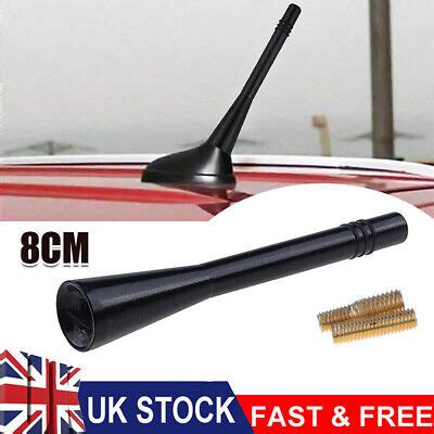 3 CAR BEE STING STUBBY SHORT BLACK AERIAL ARIEL ARIAL MAST ANTENNA EBay