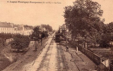 L Lagny Sur Marne Gare Seine Et Marne Carte Postale Ancienne