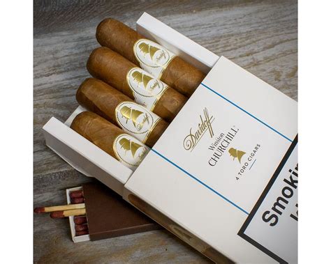 Davidoff Winston Churchill Commander Toro Cigars Pack Of 4 Smoke King