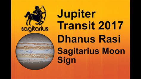 Jupiter Transit Dhanus Rasi Sagittarius Moon Sign Youtube