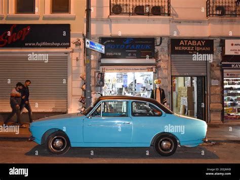 An Old Classic Turkish Car Called Anadolu In The Street Stock Photo Alamy