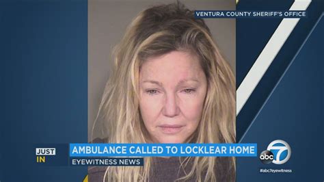 Heather Locklear arrested, accused of battery on officer, emergency ...