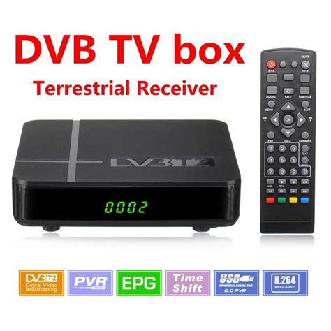 DVB T2 TV Box Receptor Terrestre De TV Digital MPEG 2 4 H 264