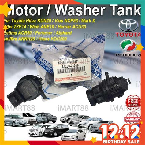 Toyota Hilux Kun25 Vios Ncp93 Altis Wish Harrier Hiace Alphard Estima