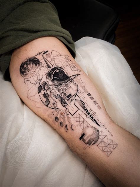 Astronaut Travel Tattooby Mr Koo Wrist Tattoos For Guys Astronaut