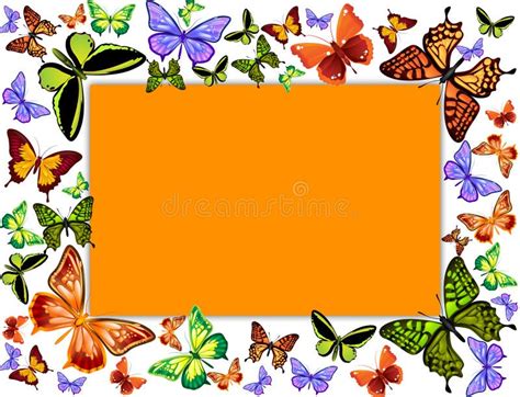 Butterfly frame stock illustration. Illustration of shape - 18778984