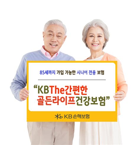 Kb손보 85세까지 가입 가능한 고령층 보험 출시