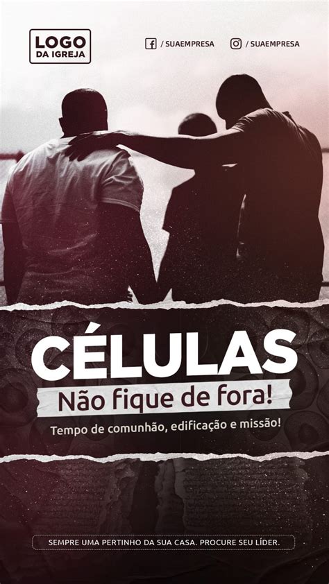 Células Não Fique De Fora Igreja Social Media Psd Editável [download