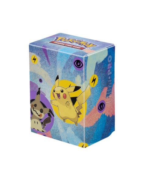 Caja Para Cartas Ultra Pro Pikachu Mimikyu Full View Deck Box For