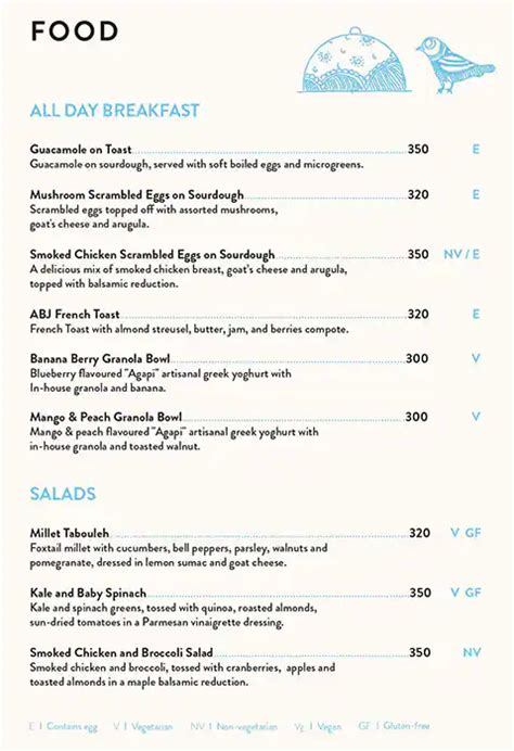 Menu At Blue Tokai Coffee Roasters Punjabi Bagh New Delhi