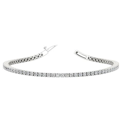 Tennis Bracelet 18k Gold With 8cttw Lab Grown Diamond And Four Prong