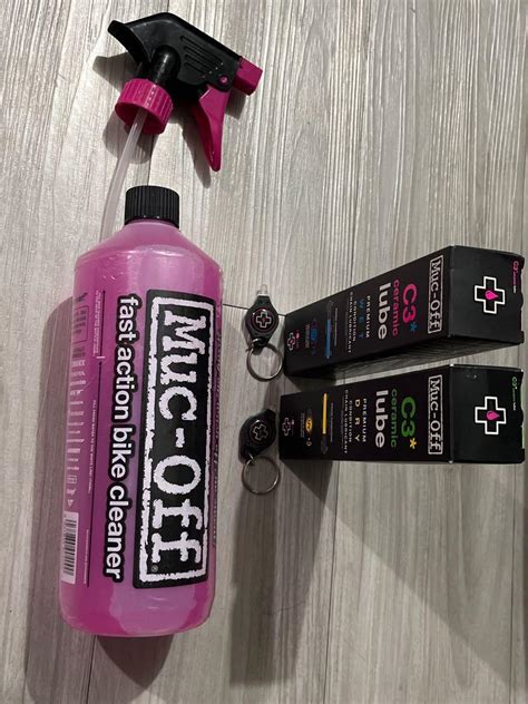 Muc Off Ceramic Premium Dry Or Wet Lube Or Nano Tech Bike Cleaner Or