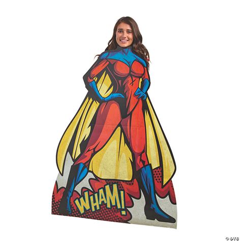 53 Female Superhero Lifesize Cardboard Cutout Stand Up Oriental Trading