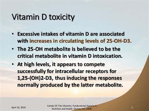 Vitamin D toxicity