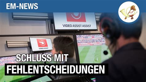 UEFA führt Video Assistent Assistenten ein der Video Assistenten