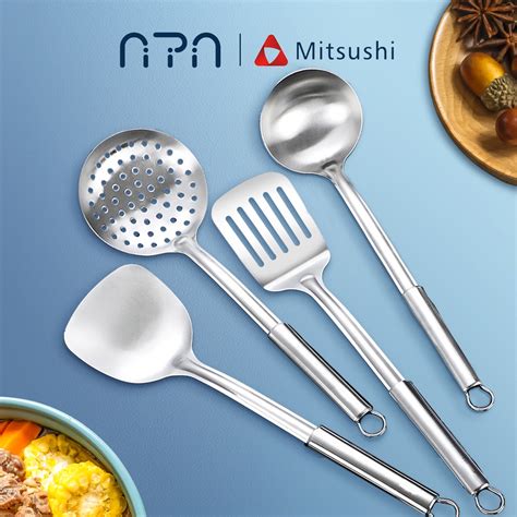 Nipiin By Mitsushi Pc Stainless Steel Kitchen Utensil Set Shovel